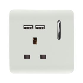 ART-SKT13USB Wiring Accessories Trendi Decorative Screwless ART-SKT13USB Wiring Accessories Trendi Decorative Screwless